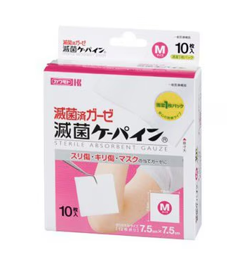 滅菌ガーゼ 新ケーパイン【Ｍサイズ １０枚入】